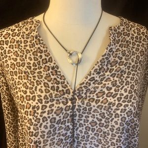 🔥&⬇️- A New Day Animal Print Blouse - Marked Down